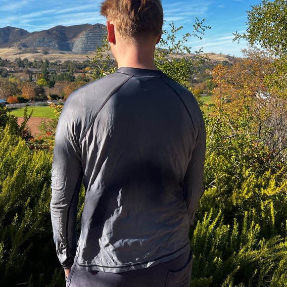 SPEEDO MEN POWERFLEX ECO DIVER JACKET WIND BREAKER WARM UP ZIP COVER ZIPPER JOCK - Picture 12 of 16